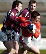 25 February 2007; Charlie Vernon, Armagh, in action against Ja Fallon, Galway. Allianz National Football League, Division 1B, Round 3, Galway v Armagh, Pearse Stadium, Galway. Picture Credit: Ray Ryan / SPORTSFILE