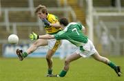 25 February 2007; Donncha Walsh, Kerry, in action against Peter Sherry, Fermanagh. Allianz National Football League, Division 1A, Round 3, Fermanagh v Kerry, Kingspan Breffni Park, Cavan. Picture Credit: Brendan Moran / SPORTSFILE