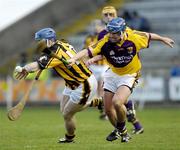 25 February 2007; Willie O'Dwyer, Kilkenny, in action against Malachy Travers, Wexford. Walsh Cup Hurling Final, Wexford v Kilkenny, Wexford Park, Weford. Picture Credit: Ray McManus / SPORTSFILE