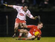 24 February 2007; Eoin Sexton, Cork, in action against Ryan Mellon, Tyrone. Allianz National Football League, Division 1A, Round 3, Cork v Tyrone, Pairc Ui Rinn, Cork. Picture Credit: Pat Murphy / SPORTSFILE