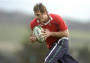 26 February 2007; Ireland's Tommy Bowe in action during squad training. Ireland Rugby Training, St Gerard's School, Bray, Co. Wicklow. Picture credit: Pat Murphy / SPORTSFILE