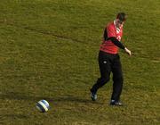 26 February 2007; Ireland's Ronan O'Gara plays football during squad training. Ireland Rugby Training, St Gerard's School, Bray, Co. Wicklow. Picture credit: Pat Murphy / SPORTSFILE
