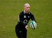 27 February 2007; Ireland scrum-half Peter Stringer in action during squad training. Ireland Rugby Training, St Gerard's School, Bray, Co. Wicklow. Picture credit: Brendan Moran / SPORTSFILE
