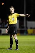 26 February 2007; Referee Anthony Buttimer. Setanta Cup Group 2, St Patrick's Athletic v Portadown, Richmond Park, Dublin. Picture credit: Brendan Moran / SPORTSFILE