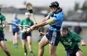 27 February 2007; Bryan Barry, UCD , in action against  Jonathan Clancy, Limerick IT. Ulster Bank Fitzgibbon Cup, Limerick Institute of Technology v University College Dublin, University of Limerick Grounds, Limerick. Picture credit: Kieran Clancy / SPORTSFILE