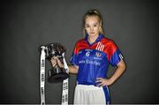 23 September 2014; In attendence at a photocall ahead of the TG4 All-Ireland Junior, Intermediate and Senior Ladies Football Championship Finals on Sunday next is Junior Finalist Alisha Jordan, New York, with the West County Hotel Cup. Croke Park, Dublin. Picture credit: Brendan Moran / SPORTSFILE