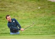 23 September 2014; Graeme McDowell plays from a bunker onto the 10th green during the European teams practice. Previews of the 2014 Ryder Cup Matches. Gleneagles, Scotland. Picture credit: Matt Browne / SPORTSFILE