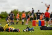 23 September 2014; A general view of Munster squad training ahead of their Guinness PRO12, Round 4, match against Ospreys on Saturday. Munster Rugby Squad Training and Press Conference, University of Limerick, Limerick. Picture credit: Diarmuid Greene / SPORTSFILE
