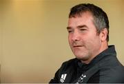 23 September 2014; Munster head coach Anthony Foley during a press conference ahead of their Guinness PRO12, Round 4, match against Ospreys on Saturday. Munster Rugby Squad Training and Press Conference, University of Limerick, Limerick. Picture credit: Diarmuid Greene / SPORTSFILE
