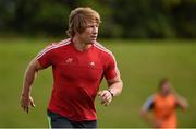 23 September 2014; Munster scrum coach Jerry Flannery during squad training ahead of their Guinness PRO12, Round 4, match against Ospreys on Saturday. Munster Rugby Squad Training and Press Conference, University of Limerick, Limerick. Picture credit: Diarmuid Greene / SPORTSFILE