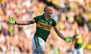 21 September 2014; Kieran Donaghy, Kerry, celebrates after scoring his side's second goal. GAA Football All Ireland Senior Championship Final, Kerry v Donegal. Croke Park, Dublin. Picture credit: Stephen McCarthy / SPORTSFILE