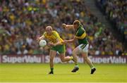 21 September 2014; Neil Gallagher, Donegal, in action against Johnny Buckley, Kerry. GAA Football All Ireland Senior Championship Final, Kerry v Donegal. Croke Park, Dublin. Picture credit: Ray McManus / SPORTSFILE
