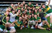 21 September 2014; Kerry players celebrate with the Sam Maguire cup following their victory. GAA Football All Ireland Senior Championship Final, Kerry v Donegal. Croke Park, Dublin. Picture credit: Stephen McCarthy / SPORTSFILE