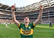21 September 2014; James O'Donoghue, Kerry, celebrates following his side's victory. GAA Football All Ireland Senior Championship Final, Kerry v Donegal. Croke Park, Dublin. Picture credit: Stephen McCarthy / SPORTSFILE