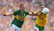 21 September 2014; Karl Lacey, Donegal, in action against Johnny Buckley, Kerry. GAA Football All Ireland Senior Championship Final, Kerry v Donegal. Croke Park, Dublin. Picture credit: Stephen McCarthy / SPORTSFILE