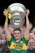 21 September 2014; Kerry's Alan Fitzgerald lifts the Sam Maguire cup. GAA Football All Ireland Senior Championship Final, Kerry v Donegal. Croke Park, Dublin. Picture credit: Stephen McCarthy / SPORTSFILE