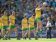 21 September 2014; Donegal captain Michael Murphy before the game. GAA Football All Ireland Senior Championship Final, Kerry v Donegal. Croke Park, Dublin. Picture credit: Piaras Ó Mídheach / SPORTSFILE