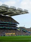 21 September 2014; The Donegal team stand for the National Anthem before the game. GAA Football All Ireland Senior Championship Final, Kerry v Donegal. Croke Park, Dublin. Picture credit: Piaras Ó Mídheach / SPORTSFILE