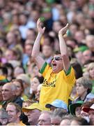 21 September 2014; A Donegal supporter during the game. GAA Football All Ireland Senior Championship Final, Kerry v Donegal. Croke Park, Dublin. Picture credit: Stephen McCarthy / SPORTSFILE
