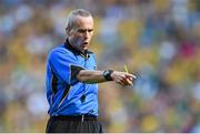 21 September 2014; Referee Fergal Kelly. Electric Ireland GAA Football All Ireland Minor Championship Final, Kerry v Donegal. Croke Park, Dublin. Picture credit: Ramsey Cardy / SPORTSFILE