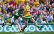 21 September 2014; Niall Harley, Donegal, in action against Matthew Flaherty, Kerry. Electric Ireland GAA Football All Ireland Minor Championship Final, Kerry v Donegal. Croke Park, Dublin. Picture credit: Ramsey Cardy / SPORTSFILE