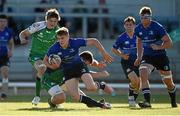 20 September 2014; Garry Ringrose, Leinster, is tackled by Stephen McVeigh, Connacht. Under 20 Interprovincial, Connacht v Leinster. The Sportsground, Galway. Picture credit: Diarmuid Greene / SPORTSFILE