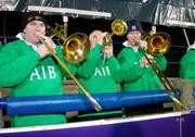 23 February 2007; The AIB Band entertain the crowd. AIB Club International, Ireland Club XV v England Counties, Donnybrook, Dublin. Picture credit: Brendan Moran / SPORTSFILE