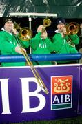 23 February 2007; The AIB Band entertain the crowd. AIB Club International, Ireland Club XV v England Counties, Donnybrook, Dublin. Picture credit: Brendan Moran / SPORTSFILE