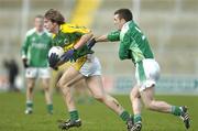 25 February 2007; Donncha Walsh, Kerry, in action against Niall Bogue, Fermanagh. Allianz National Football League, Division 1A, Round 3, Fermanagh v Kerry, Kingspan Breffni Park, Cavan. Picture Credit: Brendan Moran / SPORTSFILE