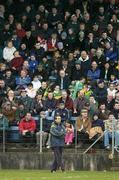 25 February 2007; Kerry manager Pat O'Shea looks on from the sideline watched by a large crowd. Allianz National Football League, Division 1A, Round 3, Fermanagh v Kerry, Kingspan Breffni Park, Cavan. Picture Credit: Brendan Moran / SPORTSFILE