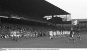 19 September 1982; Parade ahead of the All-Ireland Senior Football Final match between Offaly and Kerry at Croke Park, Dublin. Photo by Connolly Collection/Sportsfile