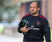 25 September 2014; Ulster's Rory Best before squad training ahead of their Guinness PRO12, Round 4, match against Zebre on Saturday. Ulster Rugby Squad Training, Kingspan Stadium, Ravenhill Park, Belfast, Co. Antrim. Picture credit: John Dickson / SPORTSFILE