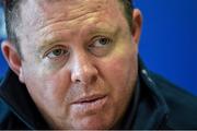 25 September 2014; Leinster head coach Matt O'Connor during a press conference ahead of their side's Guinness Pro 12, Round 4, match against Cardiff Blues on Friday. Leinster Rugby Press Conference, RDS Arena, Balsbridge, Dublin. Picture credit: Brendan Moran / SPORTSFILE