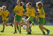 21 September 2014; Megan Delaney, Bekan PS, Co. Mayo, representing Donegal, during the INTO/RESPECT Exhibition GoGames. Croke Park, Dublin. Picture credit: Ray McManus / SPORTSFILE
