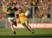 21 September 2014; Anthony Thompson, Donegal, in action against Anthony Maher, Kerry. GAA Football All Ireland Senior Championship Final, Kerry v Donegal. Croke Park, Dublin. Picture credit: Piaras Ó Mídheach / SPORTSFILE