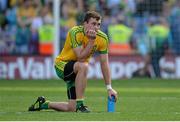 21 September 2014; A disappointed Éamonn McGee, Donegal, after the final whistle. GAA Football All Ireland Senior Championship Final, Kerry v Donegal. Croke Park, Dublin. Picture credit: Brendan Moran / SPORTSFILE