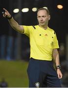 26 September 2014; Match referee James McKell. SSE Airtricity League Premier Division, UCD v Dundalk, Belfield Bowl, UCD, Belfield, Dublin. Picture credit: Pat Murphy / SPORTSFILE