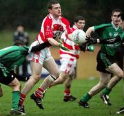 2 March 2007; Chris Murphy, Cork IT, in action against Gavin Donaghy, QUB. Ulster Bank Sigerson Cup Semi-Final, Queen's University Belfast v Cork Institute of Technology, Queen's University, Belfast, Co. Antrim. Picture credit: Oliver McVeigh / SPORTSFILE