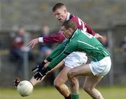 7 March 2004; John Devane of Galway in action against Tommy Stack of Limerick during the Allianz Football League Division 1B Round 4 match between Galway and Limerick at Duggan Park in Ballinasloe, Galway. Photo by Pat Murphy/Sportsfile