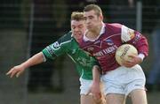 7 March 2004; Damien Burke of Galway in action against Mike O'Brien of Limerick during the Allianz Football League Division 1B Round 4 match between Galway and Limerick at Duggan Park in Ballinasloe, Galway. Photo by Pat Murphy/Sportsfile