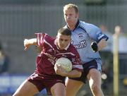 7 March 2004; Alan Mangan of Westmeath in action against Shane Ryan of Dublin during the Allianz Football League Division 1A Round 4 match between Westmeath and Dublin at Cusack Park in Mullingar, Westmeath. Photo by Ray McManus/Sportsfile