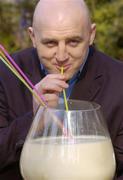 9 March 2004; Former Ireland International Rugby captain Keith Wood at the launch of Dawn Omega Milk at St. Stephen's Green in Dublin. Photo by Brian Lawless/Sportsfile