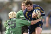 13 March 2004; Gary Brown of Leinster Lions is tackled by Mark McHugh of Connacht during the Celtic League Division 1 match between Connacht and Leinster Lions at the Sportsground in Galway. Photo by Matt Browne/Sportsfile