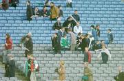 17 March 2004; Supporters in the Cusack Stand ahead of the AIB All-Ireland Senior Club Football Championship Final between An Gaeltacht and Caltra at Croke Park in Dublin. Photo by Brian Lawless/Sportsfile