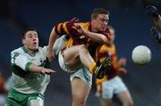 10 March 2007; Aiden Kelly, Duagh, in action against Mark Conway, Greencastle. Duagh (Kerry) v Greencastle (Tyrone), All-Ireland Junior Club Football Championship Final, Croke Park, Dublin. Photo by Sportsfile