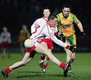 10 March 2007; Brendan Devenney, Donegal, in action against Cormac McGinley, Tyrone. Allianz National Football League, Division 1A Round 4, Tyrone v Donegal, Healy Park, Omagh, Co. Tyrone. Picture credit: Oliver McVeigh / SPORTSFILE