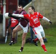 11 March 2007; Michael Ennis, Westmeath, in action against Shane Lennon, Louth. Allianz National Football League, Division 1B Round 4, Louth v Westmeath, St. Brigid's Park, Dowdallshill Dundalk, Co. Louth. Photo by Sportsfile