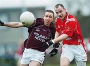 11 March 2007; John Keane, Westmeath, in action against Darren Clarke, Louth. Allianz National Football League, Division 1B Round 4, Louth v Westmeath, St. Brigid's Park, Dowdallshill Dundalk, Co. Louth. Photo by Sportsfile