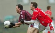 11 March 2007; Damien Healy, Westmeath, in action against Mark Brennan, Louth. Allianz National Football League, Division 1B Round 4, Louth v Westmeath, St. Brigid's Park, Dowdallshill Dundalk, Co. Louth. Photo by Sportsfile