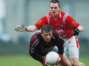 11 March 2007; Alan Mangan, Westmeath, in action against Jamie Carr, Louth. Allianz National Football League, Division 1B Round 4, Louth v Westmeath, St. Brigid's Park, Dowdallshill Dundalk, Co. Louth. Photo by Sportsfile